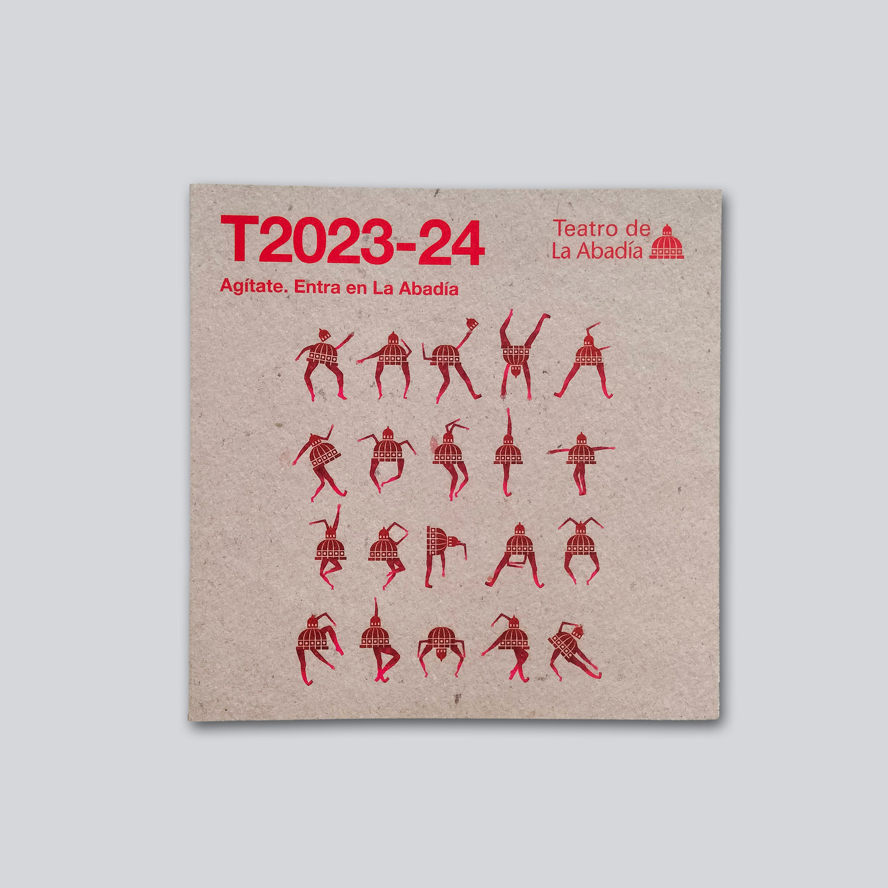 Programa de mano desplegable